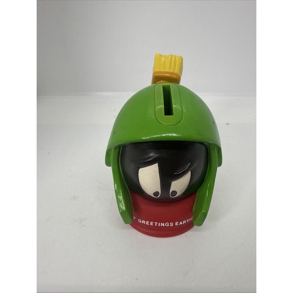 Marvin the Martian ~ Birthday Greetings Earthling!!! ~ Small Coin Bank
